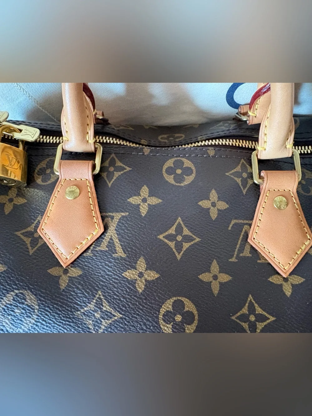 Louis Vuitton monogram canvas Speedy 30 Bandoulière